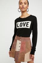 Dylan Patchwork Mini Skirt By Free People